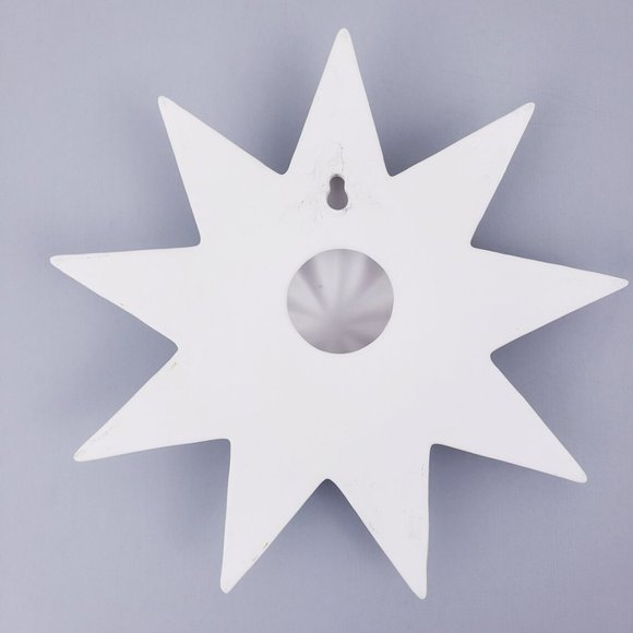 Mid Century Modern Atomic Star Ceramic Wall Decor Set of 3 - Picture 8 of 10